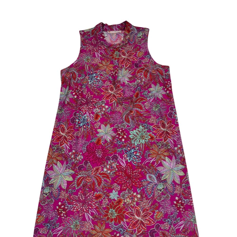 Jude Connally Floral Feminine Classy Sleeveless Lightweight Dress Women's Size M